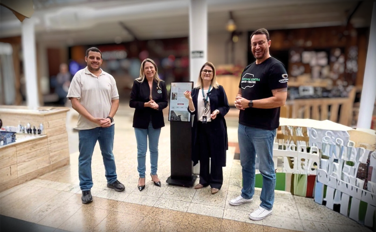 Curitiba ganha novo Totem de adoção no shopping Estação